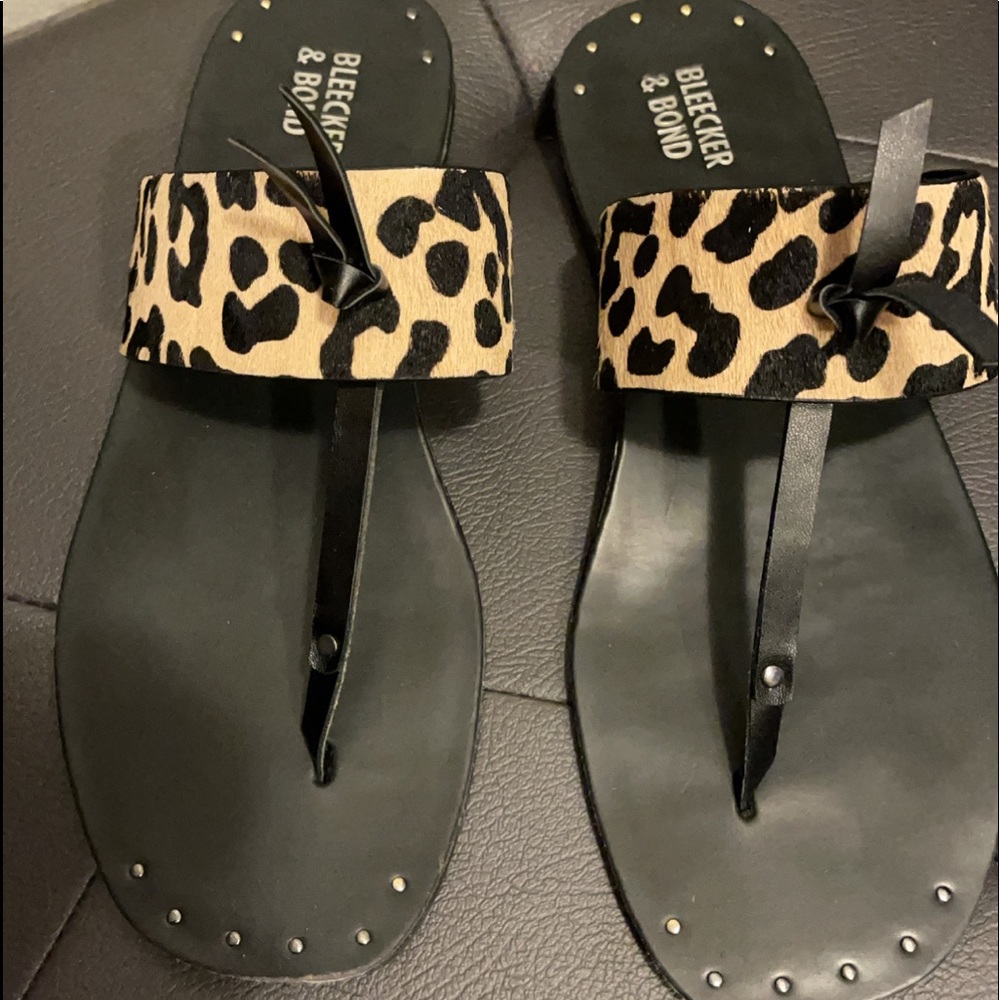 Cheetah Print Sandals